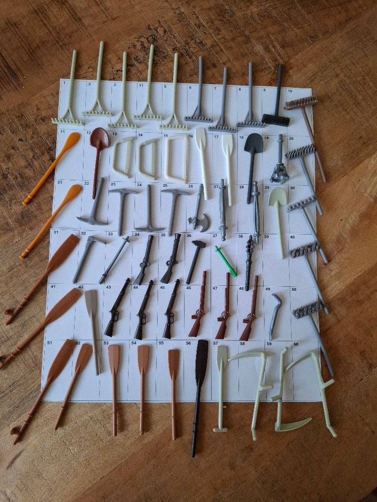 Playmobil diverse onderdelen 51 per stuk 0,10 euro, Ophalen of Verzenden, Gebruikt