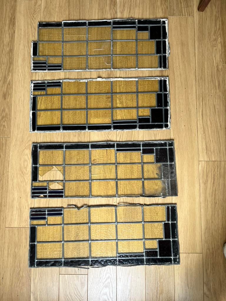 Glas in lood Graag bieden, Ophalen, Gebruikt, Glas in lood, Minder dan 80 cm