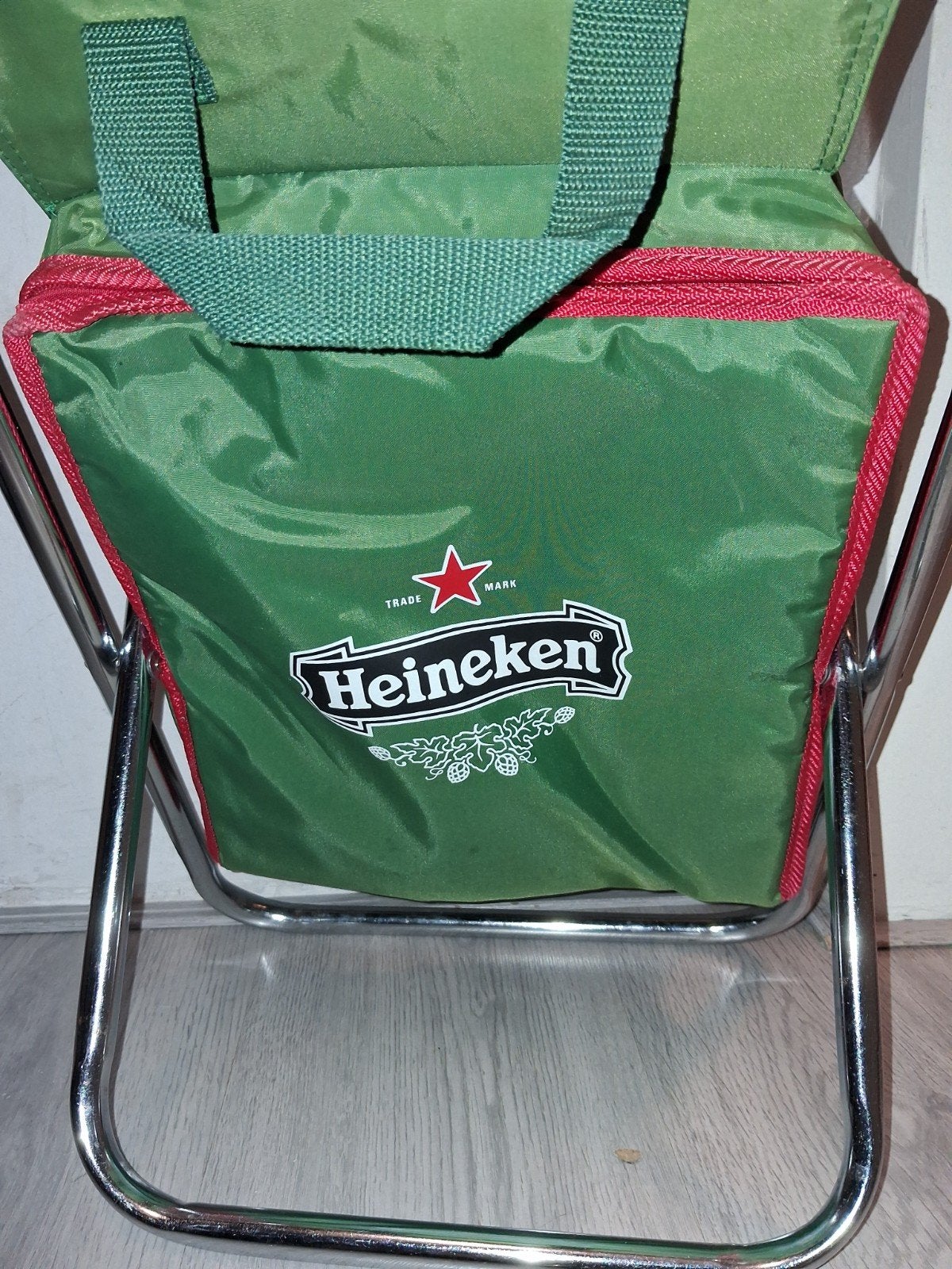 Heineken Koeltas met Krukje - Ideaal voor Festivals, Info@heineken.com, Gebruikt, Verzenden, Koeltas