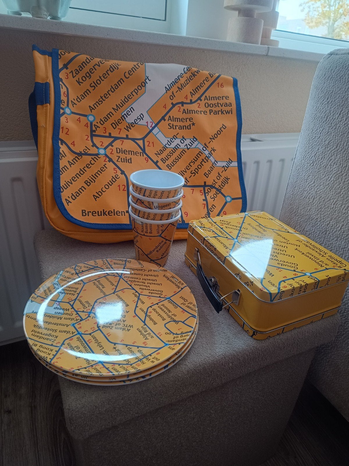 Te koop leuke set met spoorgadgets voor treinfans!, Ophalen of Verzenden, Nieuw