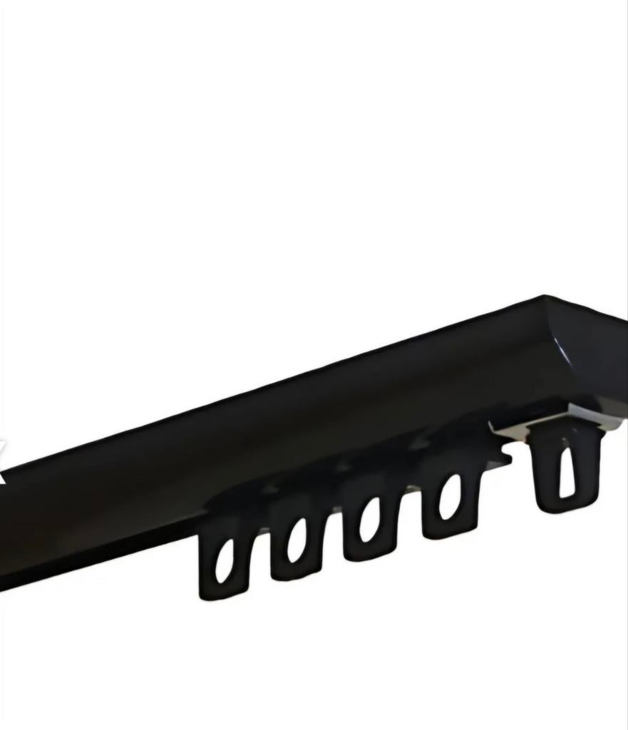Nieuw!! KS Gordijnrails Zwart 5.7 meter, Ophalen, Nieuw, Zwart, 200 cm of meer