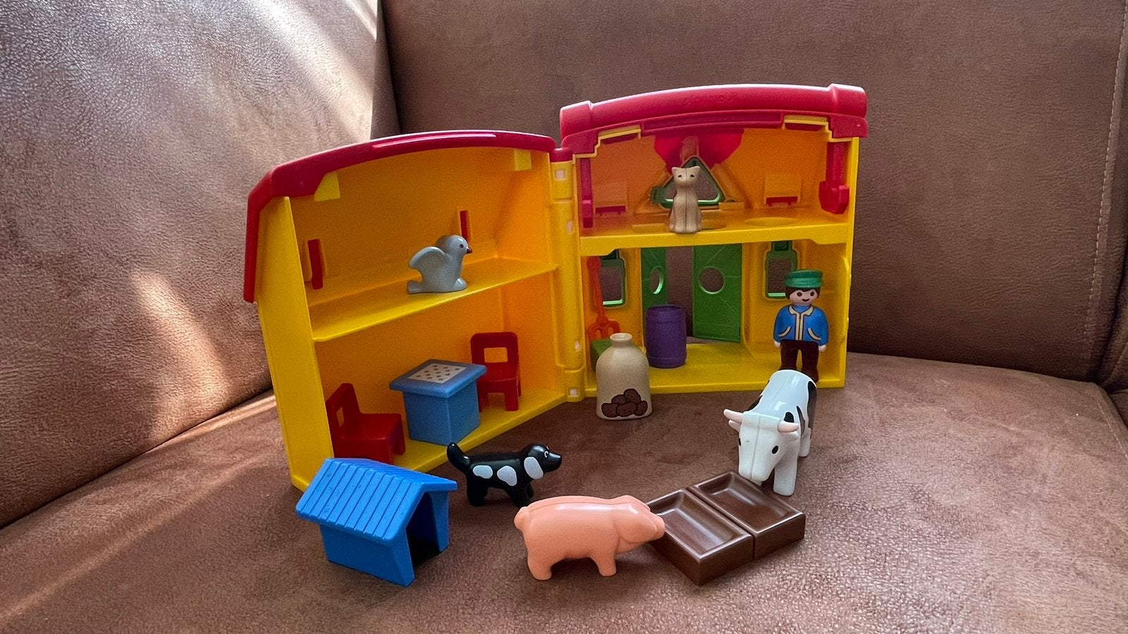 Playmobil 123 boerderij, Kinderen en Baby's, Ophalen, Zo goed als nieuw