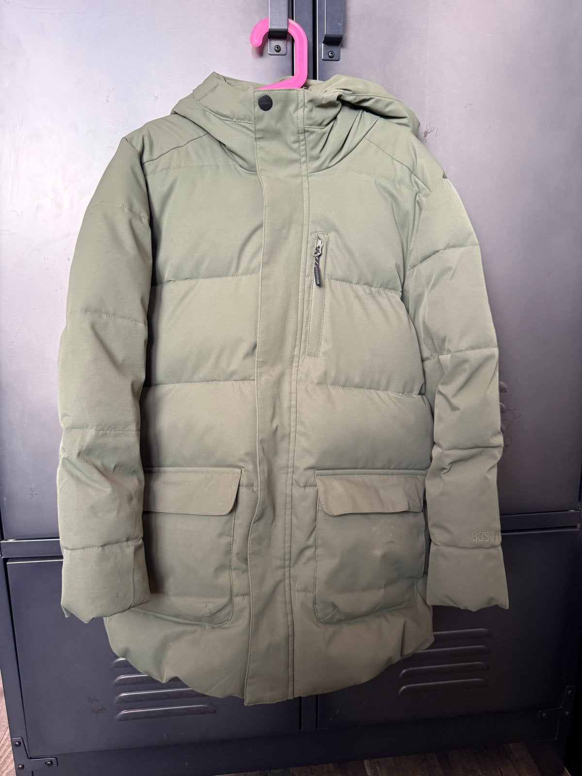 Gosoaky winterjas maat 134/140 - Groen, waterdicht, Ophalen of Verzenden, Gebruikt, Jongen, Jas
