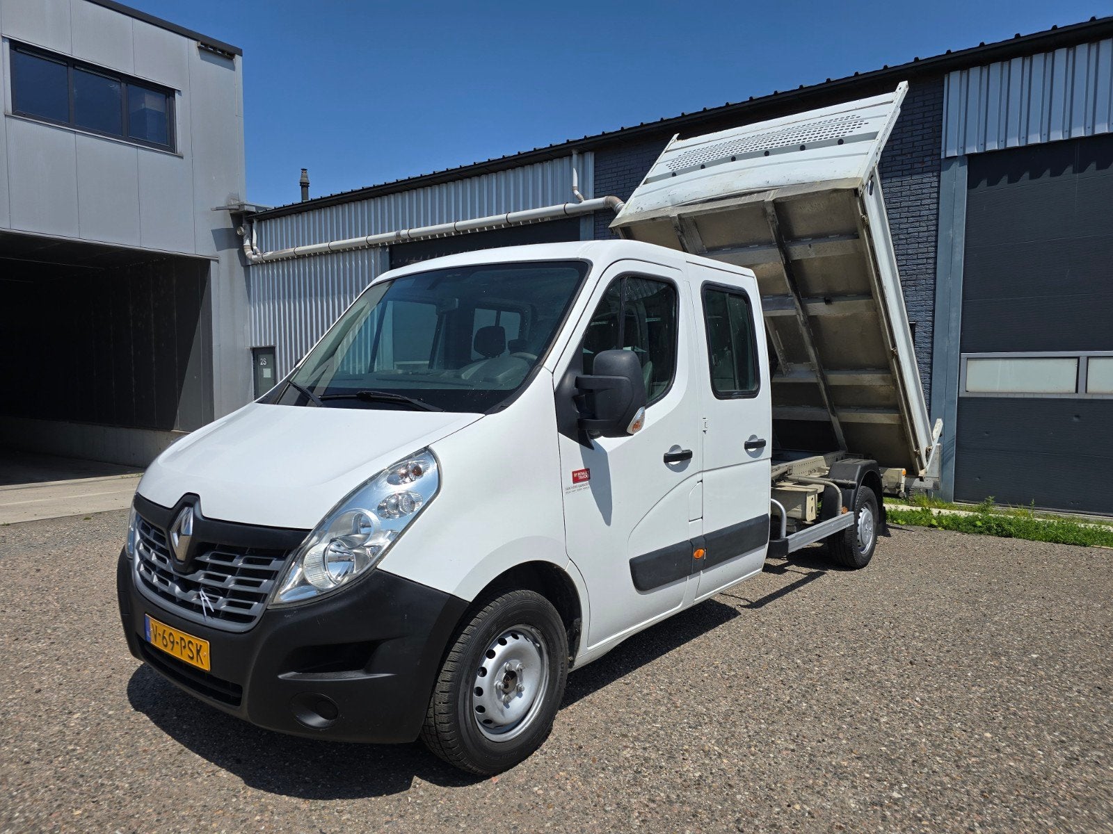 Renault Master 2.3 D Aluminium kipper installatie 2019 eur6, Auto's, Electronic Stability Program (ESP), 135 pk, Euro 6, Renault