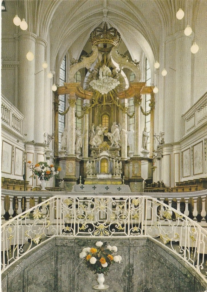 THORN Abdij Kerk Hoofdaltaar, Verzenden, 1960 tot 1980, Gelopen, Limburg