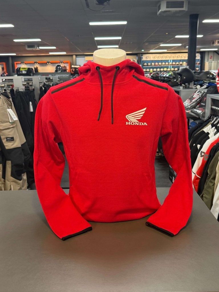 HONDA HOODIE CORE NAVY EN ROOD., Nieuw met kaartje, Honda, Overige typen, Honda Nederland Branch Office Honda Motor Europe Limited