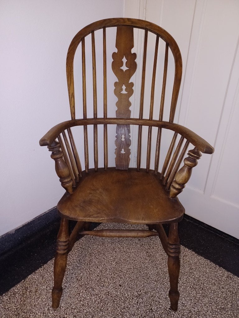 antieke Engelse stoel - Windsor Chair uit 1875, Antiek en Kunst, Antiek | Meubels | Stoelen en Banken, Ophalen