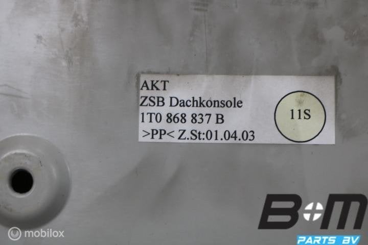 Opbergvak in hemel VW Touran 1T 1T0868837B, Auto-onderdelen, Gebruikt