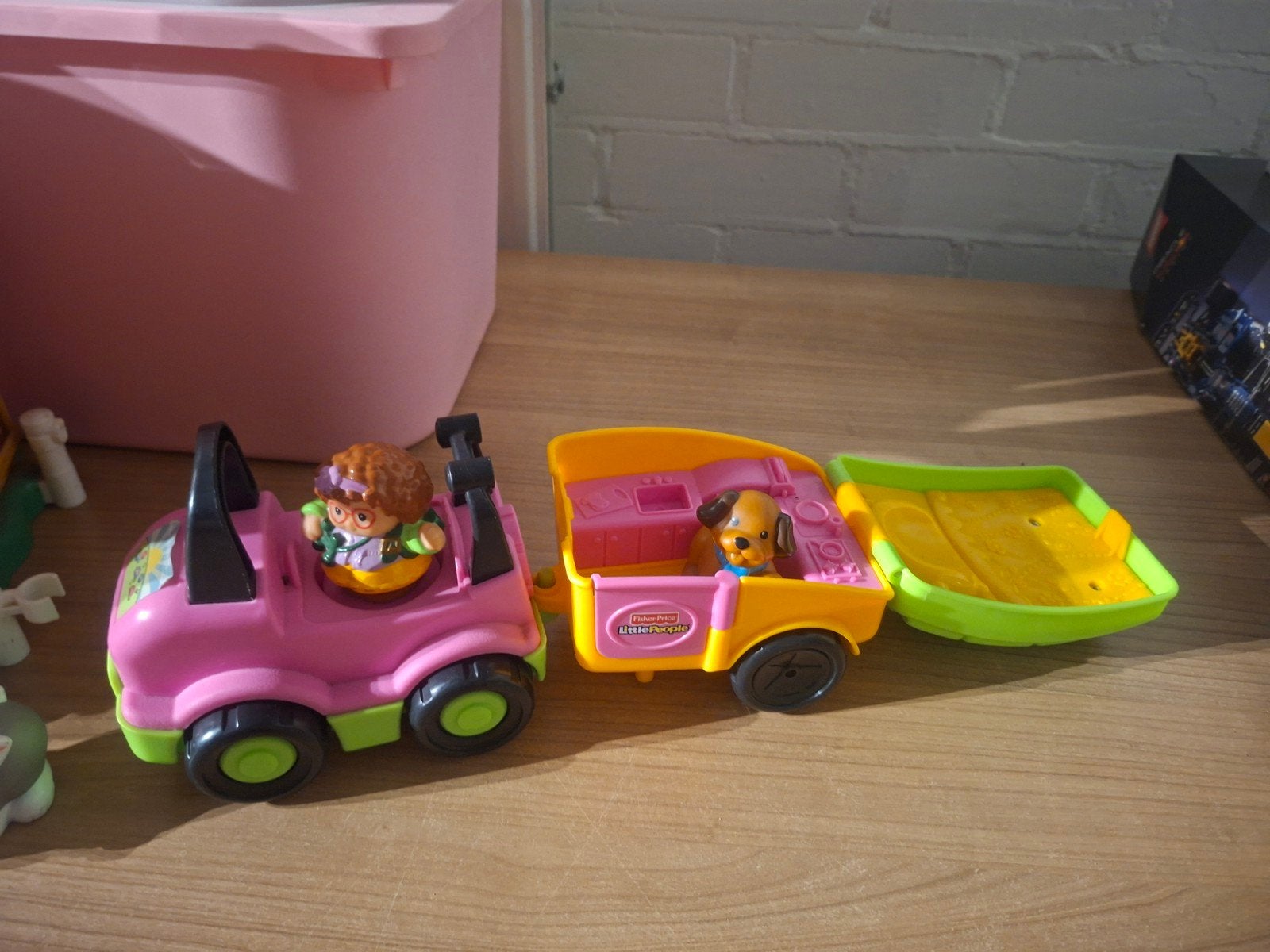 Grote set Fisher-Price Little People speelgoed, Ophalen