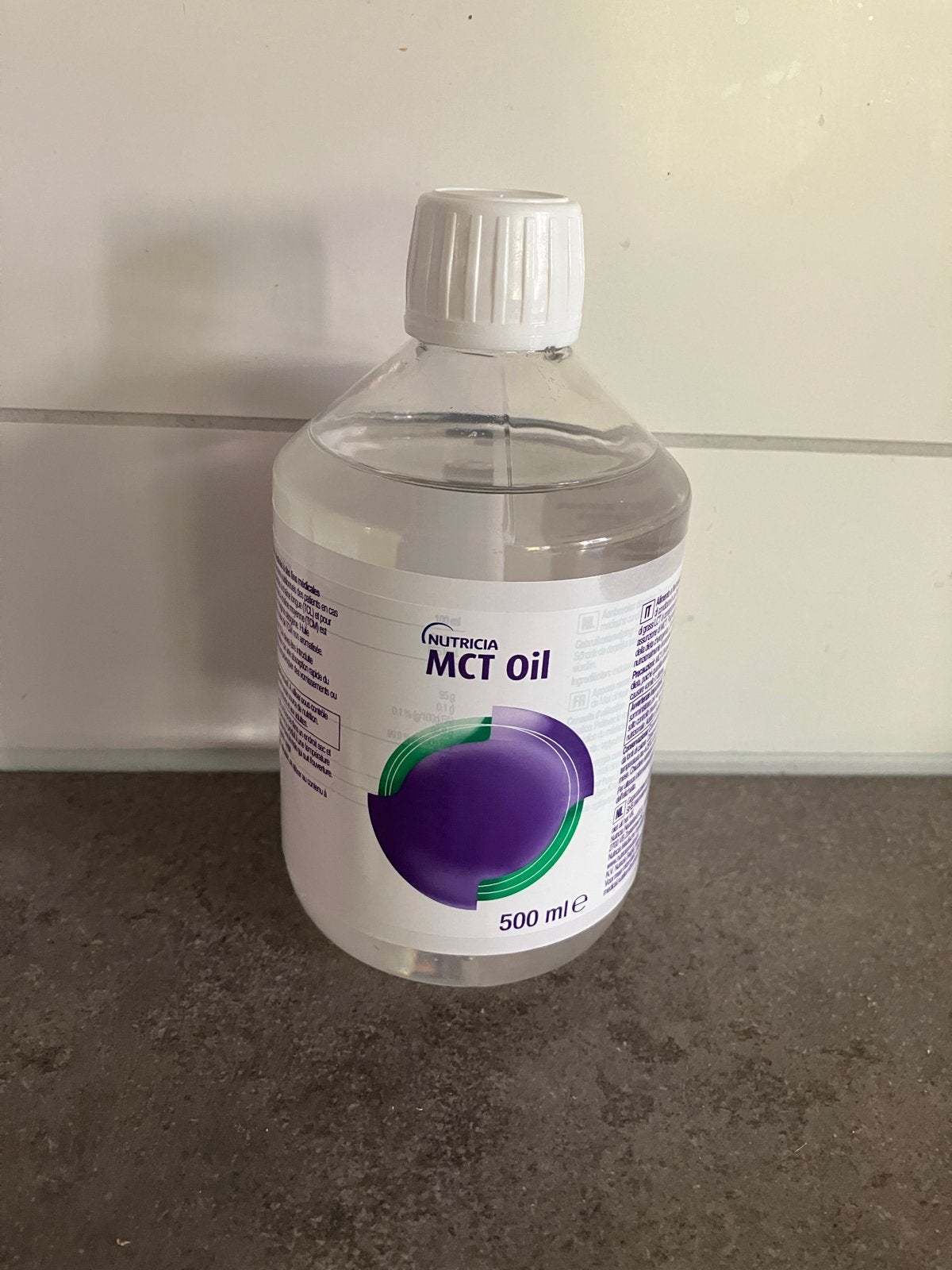 MCT olie van Nutricia, Ophalen