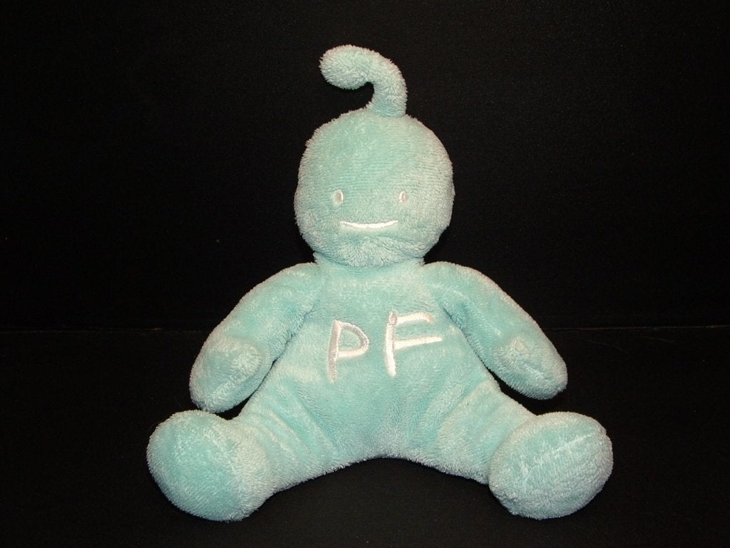LAYETTA POPJE PETIT FILOU VELOURS BLAUW MET GROTE WITTE, Verzenden, Nieuw, Overige typen