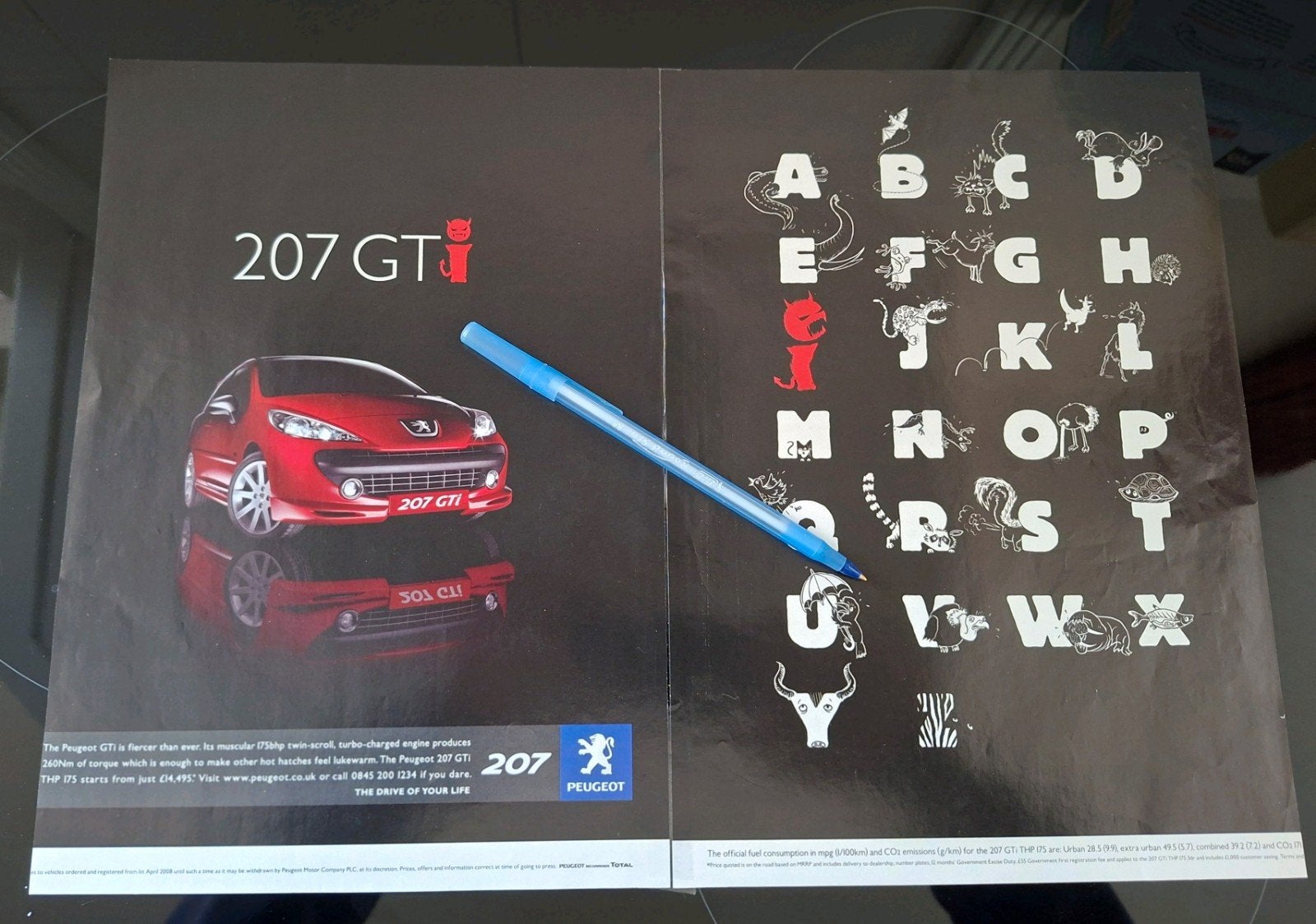 Advertenties Peugeot 207, Ophalen, 1980 tot heden, Knipsel(s)