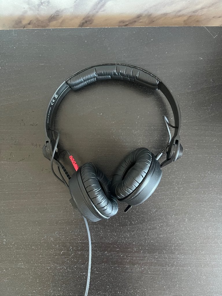 Sennheiser HD25 koptelefoon, Sennheiser, Ophalen of Verzenden, Zo goed als nieuw, Zwart