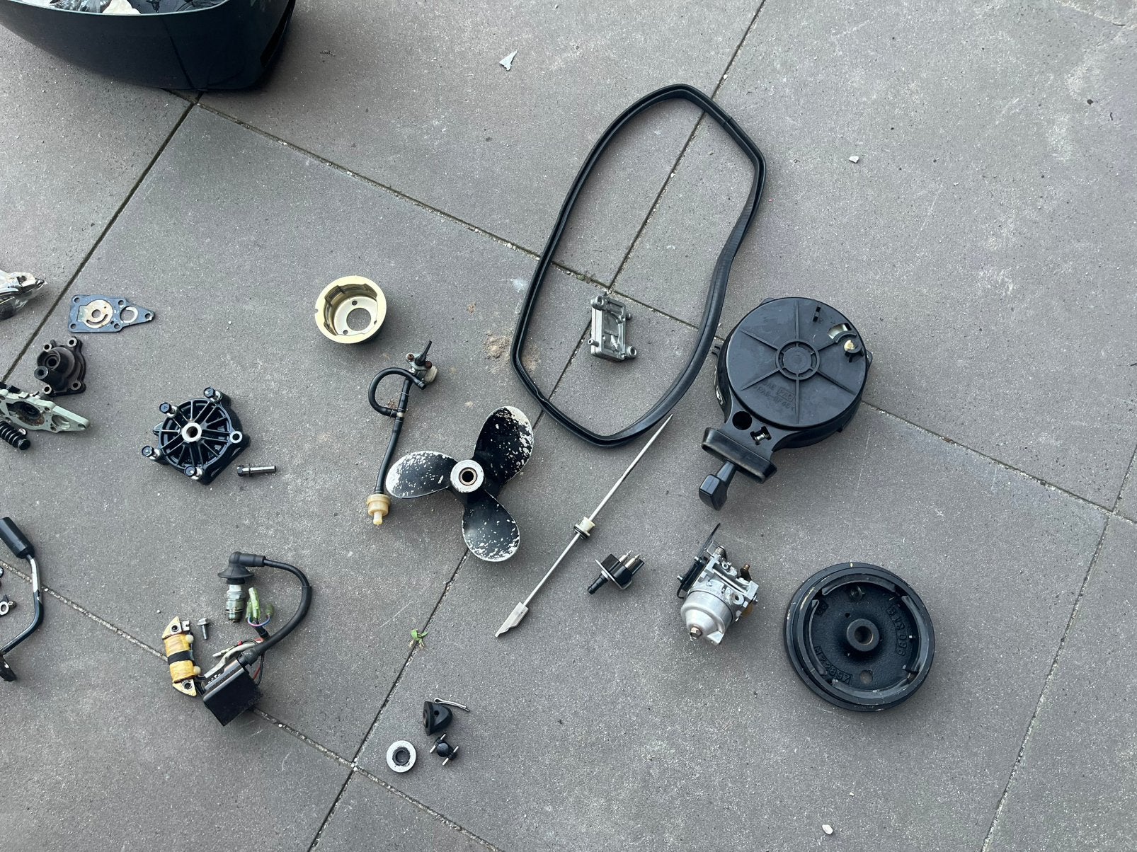 Evinrude 5 pk in onderdelen, Ophalen of Verzenden, Gebruikt, Motor en Techniek