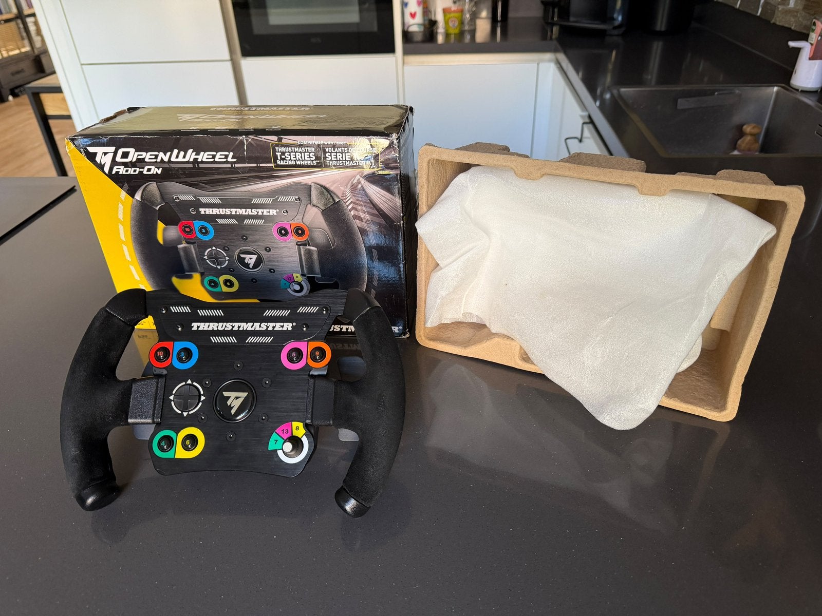 Thrustmaster TM open wheel addon, Ophalen of Verzenden, Zo goed als nieuw