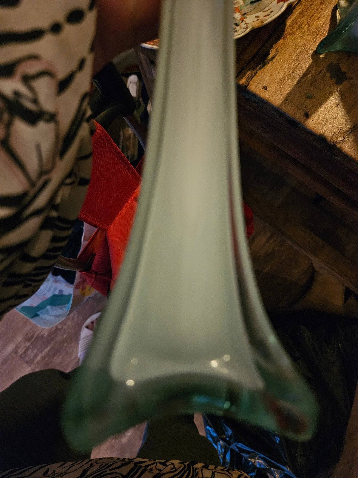 Vintage Italiaans Murano Stijl Kunstglas Vaas - Sommerso, Ophalen