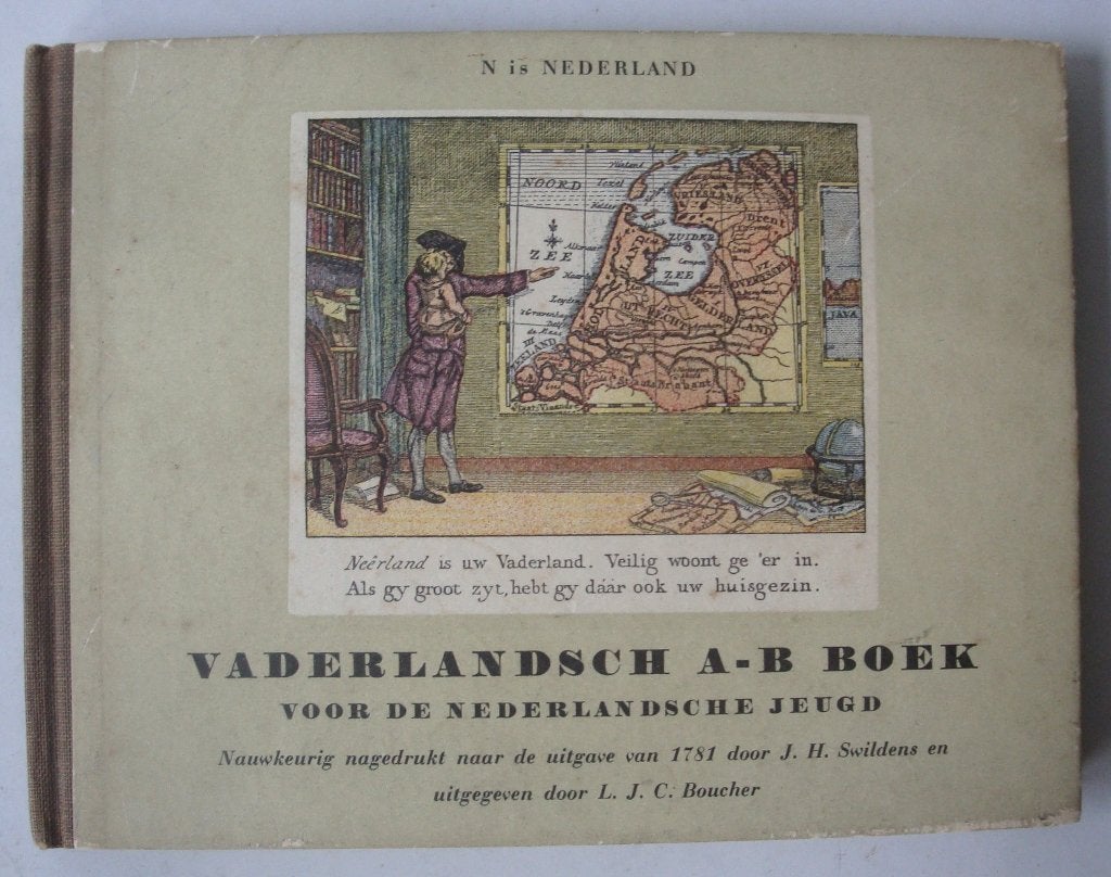 Vaderlandsch A - B boek voor de Nederlandsche Jeugd facsimil, Antiek en Kunst, Ophalen of Verzenden