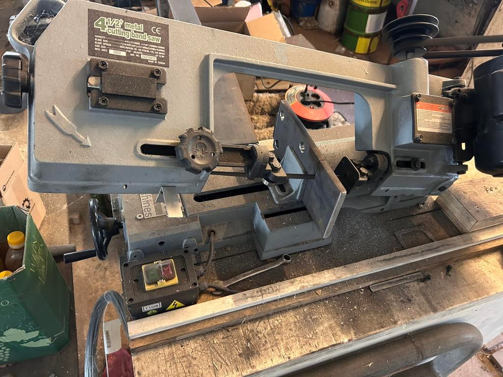 Lintzaagmachine bandzaag hbm, Ophalen, 70 mm of meer, Zo goed als nieuw, Lintzaag
