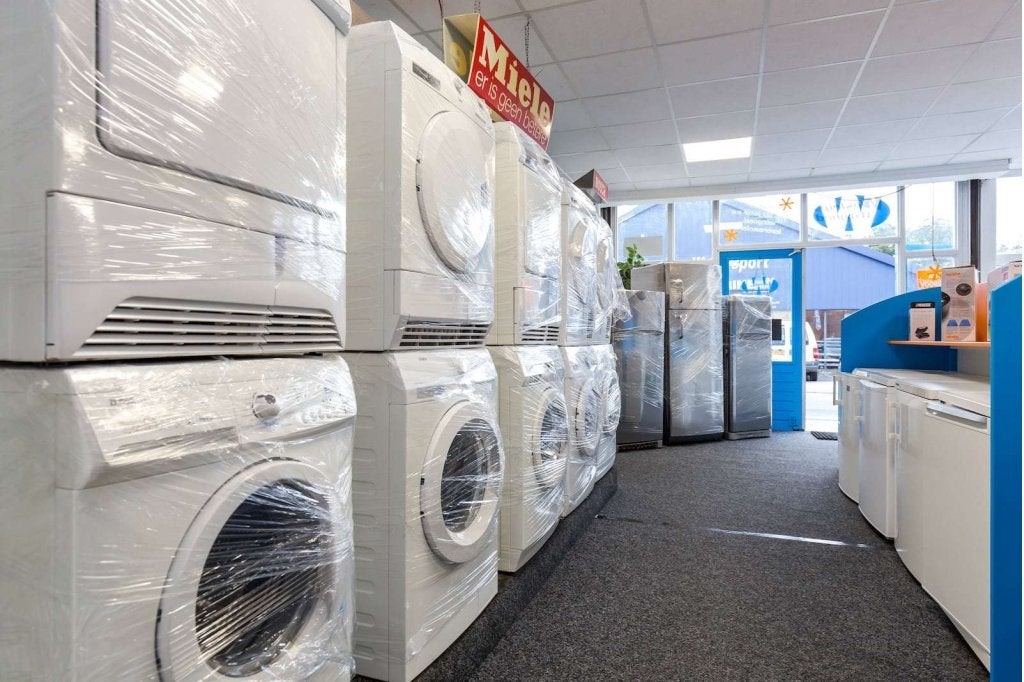 150+ wasmachines en drogers | vanaf €125,-, Wesley's Witgoed, Info@wesleyswitgoed.nl, Industrieweg 3B, 1613KT Grootebroek, Nederland