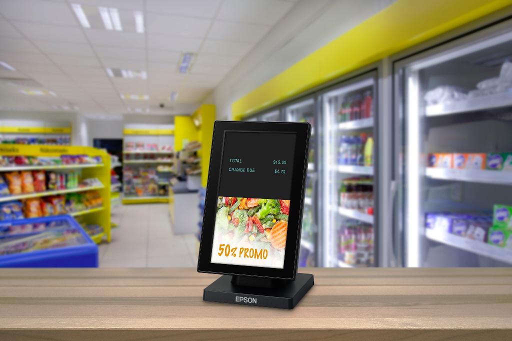 Epson DM-D70 17.8cm (7'') USB wit klantendisplay A61CH62101, Seiko Epson Corporation, Verzenden, 101 t/m 150 Hz, Epson