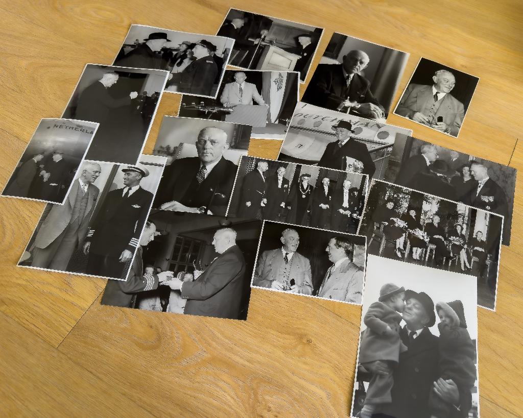 KLM Albert Plesman foto's, Ophalen of Verzenden, Gebruikt, Kaart, Foto of Prent