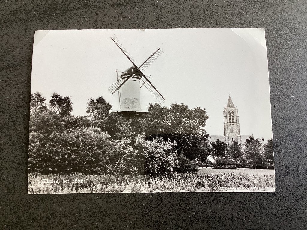 Tholen. Molen, Verzenden, 1960 tot 1980, Ongelopen, Zeeland
