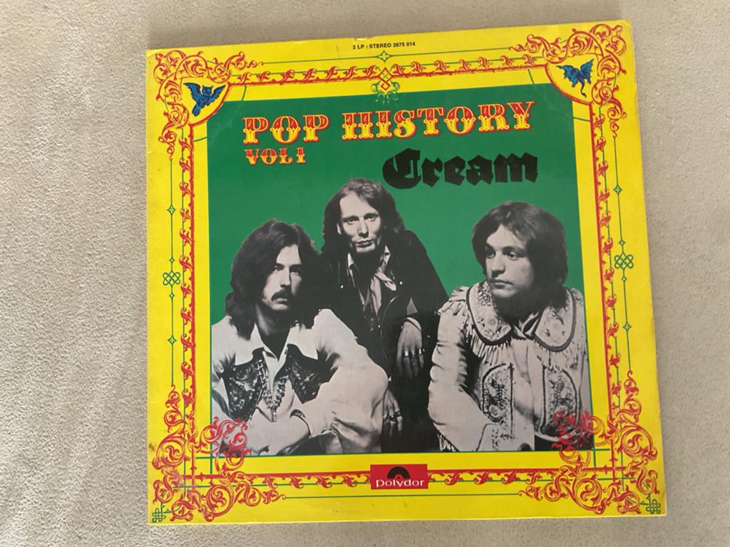 Cream - Pop History Vol. 1 Dubbel LP (Polydor), Cd's en Dvd's, Vinyl | Pop, Zo goed als nieuw, Dubbel-LP, 1970 - 1979, 12 inch