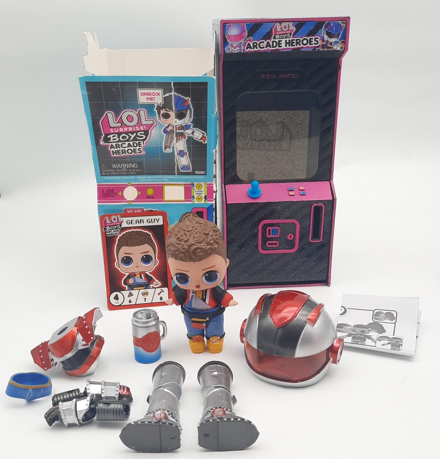 L.O.L. Surprise Boys Arcade Heroes Serie 1 Gear Guy, Ophalen of Verzenden, Zo goed als nieuw, Overige typen