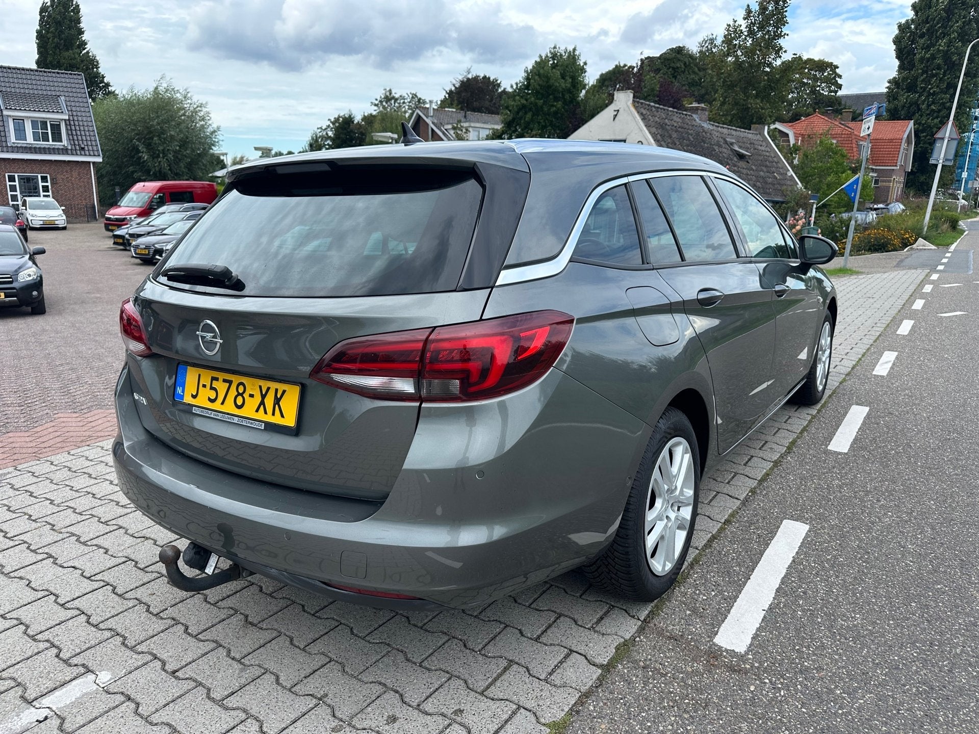 Opel Astra Sports Tourer 1.4 Turbo Innovation, Carplay, Trek, Automatische klimaatregeling, Gebruikt, Euro 6, Leder en Stof