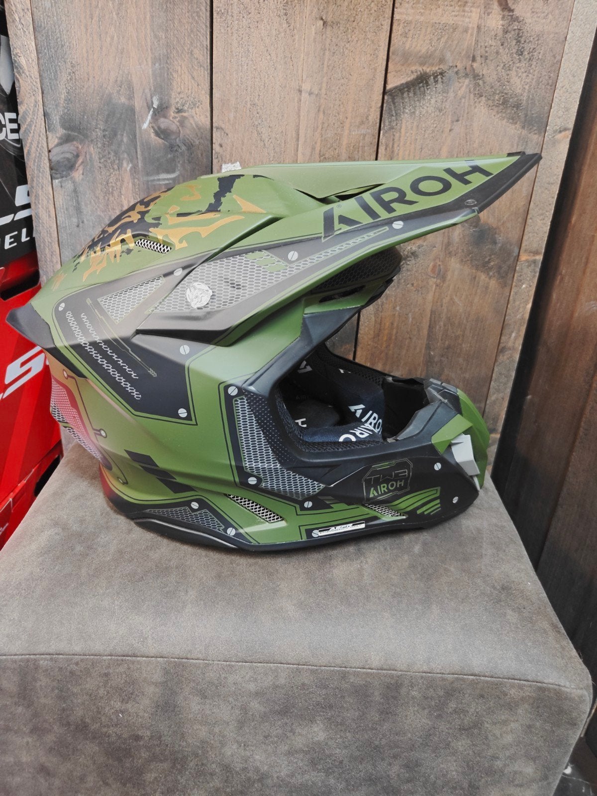 Airoh Cross Helm S, Motoren, Overige merken, Offroadhelm, Kinderen, Ophalen of Verzenden