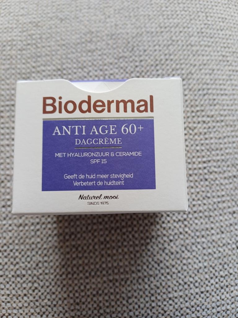 Biodermal Anti Age 60+ Dagcrème - Nieuw in verpakking, Ophalen of Verzenden