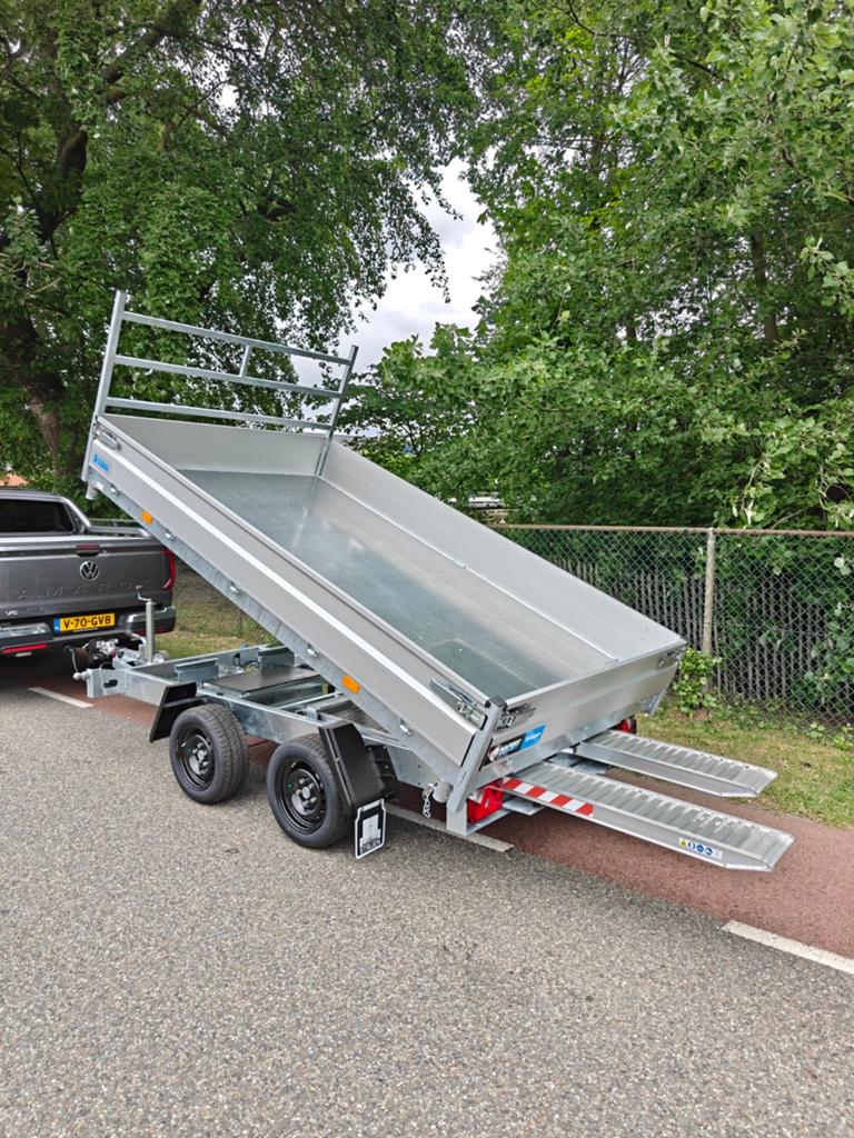 Demo Hapert kieper aanhanger + Rijplaten, Ophalen of Verzenden, Zo goed als nieuw