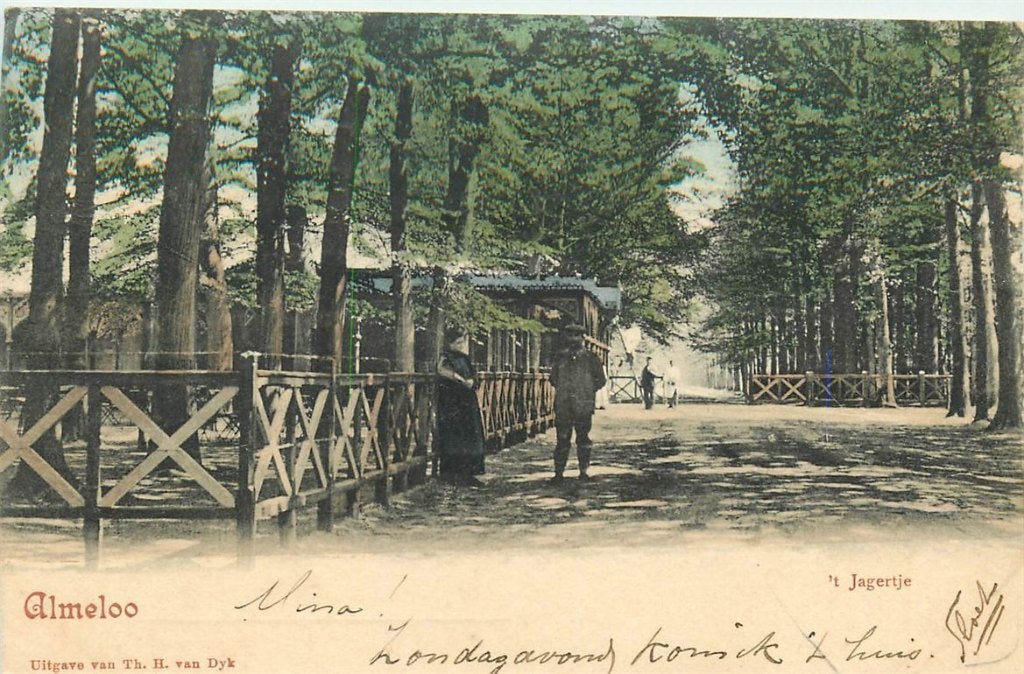702-096-007 Almelo T Jagertje, Verzenden, Voor 1920, Overijssel