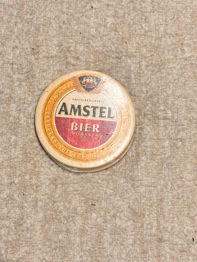 5 Nieuwe Amstel Bier Viltjes - Ongeopend Pakket, Ophalen of Verzenden, Nieuw, Viltje(s), Amstel