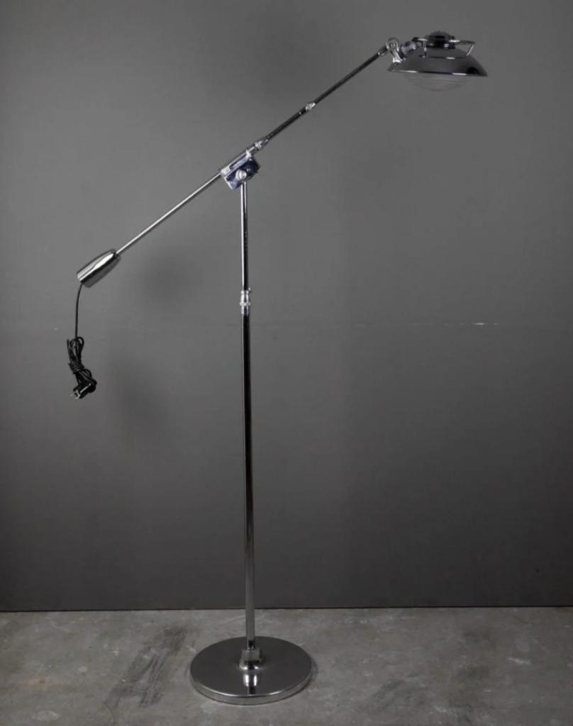 Solere 219S chroom vloerlamp, Ophalen, Metaal, Vintage Design, 150 tot 200 cm