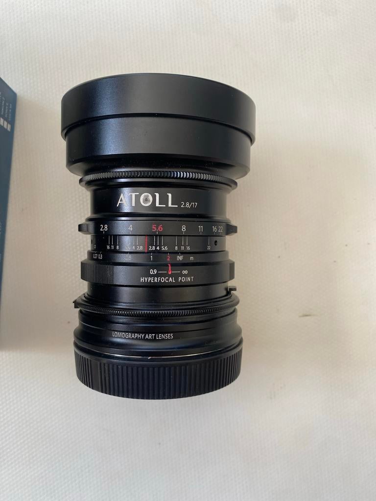 Lomography Atoll Ultra-Wide 2.8/17 Art Lens, Audio, Tv en Foto, Fotografie | Lenzen en Objectieven, Zo goed als nieuw, Groothoeklens