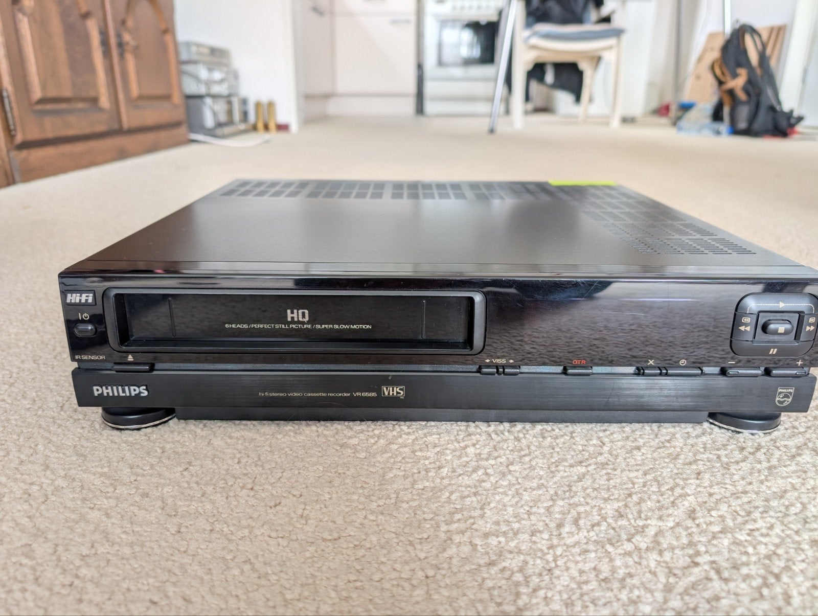 Philips VR6500 VHS-speler HQ HiFi Stereo, Ophalen of Verzenden, Gebruikt, VHS-speler of -recorder