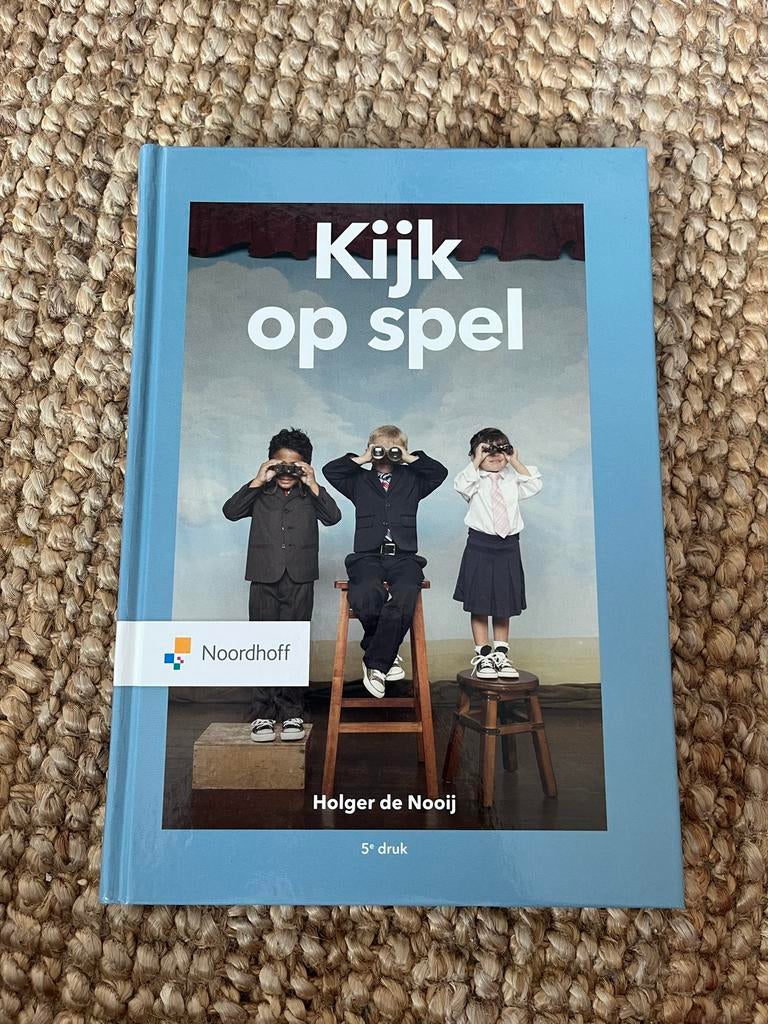 Kijk op spel - Holger de Nooij (5e druk), Boeken, Ophalen of Verzenden, Alpha, Zo goed als nieuw, HBO
