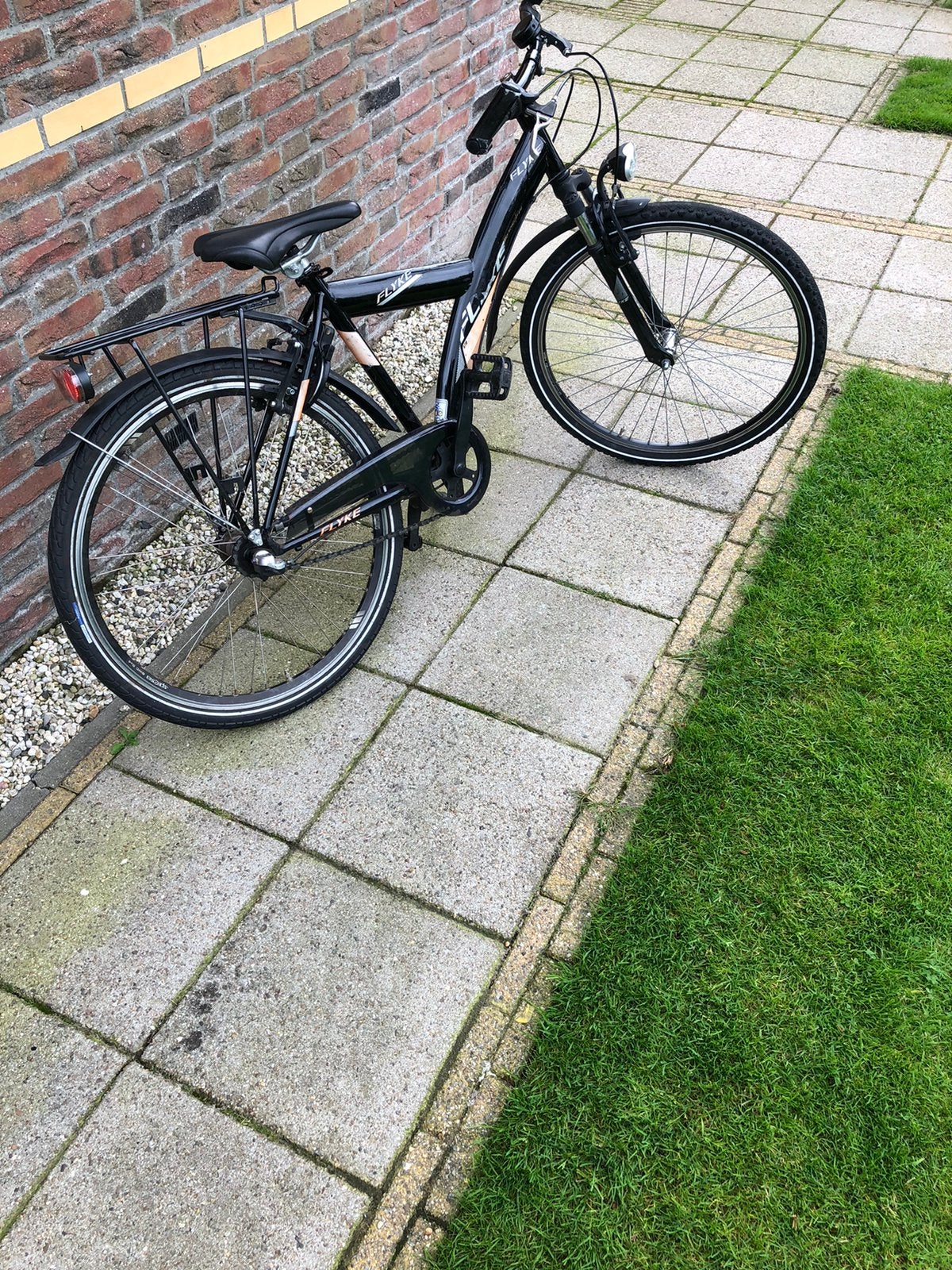 Flyke jongens fiets 24", Ophalen, Gebruikt, Flyke, Terugtraprem