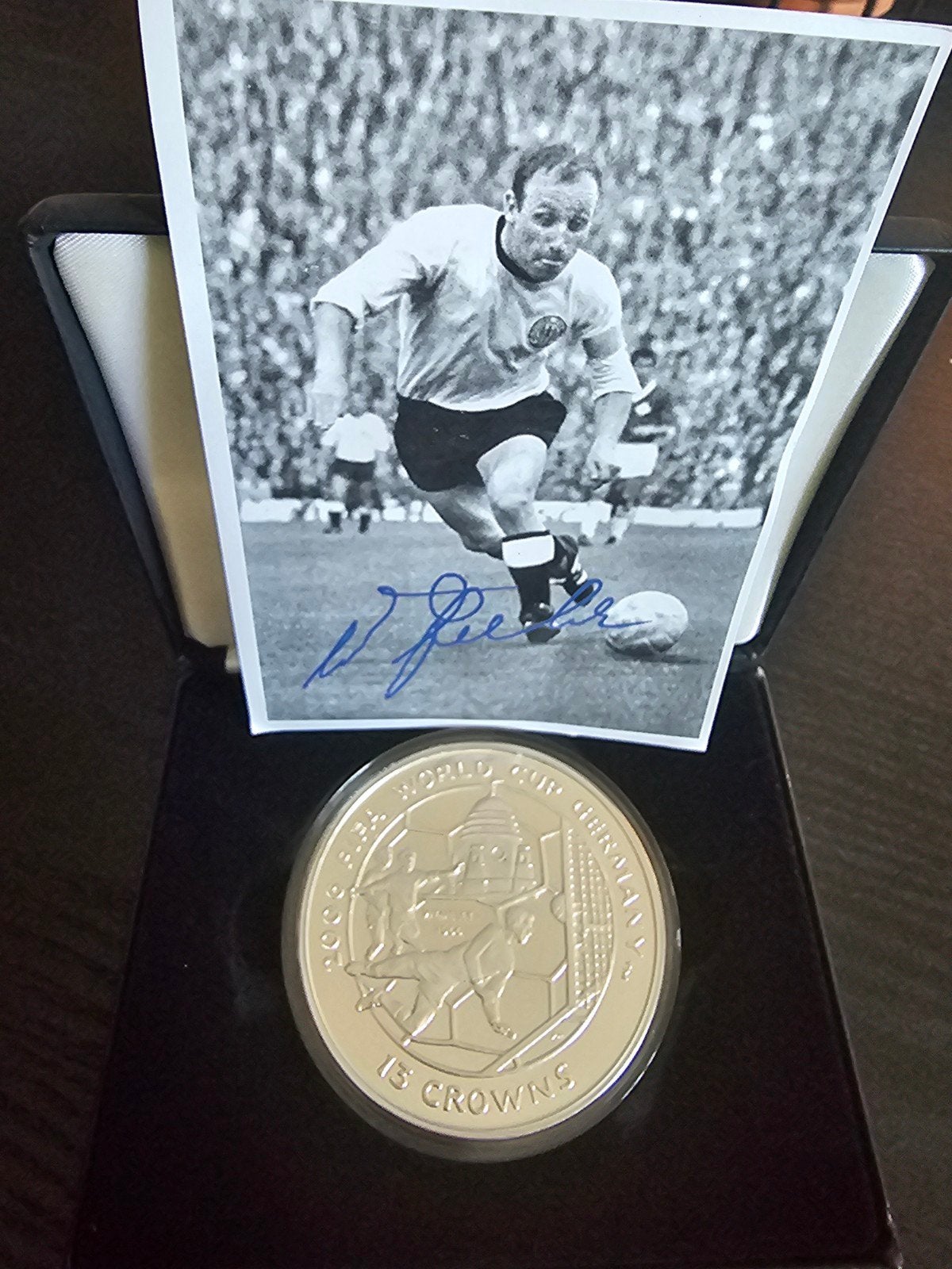 Zeldzame Isle of Man 13 Crowns 2004 – 404g zilver – WK 2006, Ophalen of Verzenden, Overige landen, Losse munt, Zilver