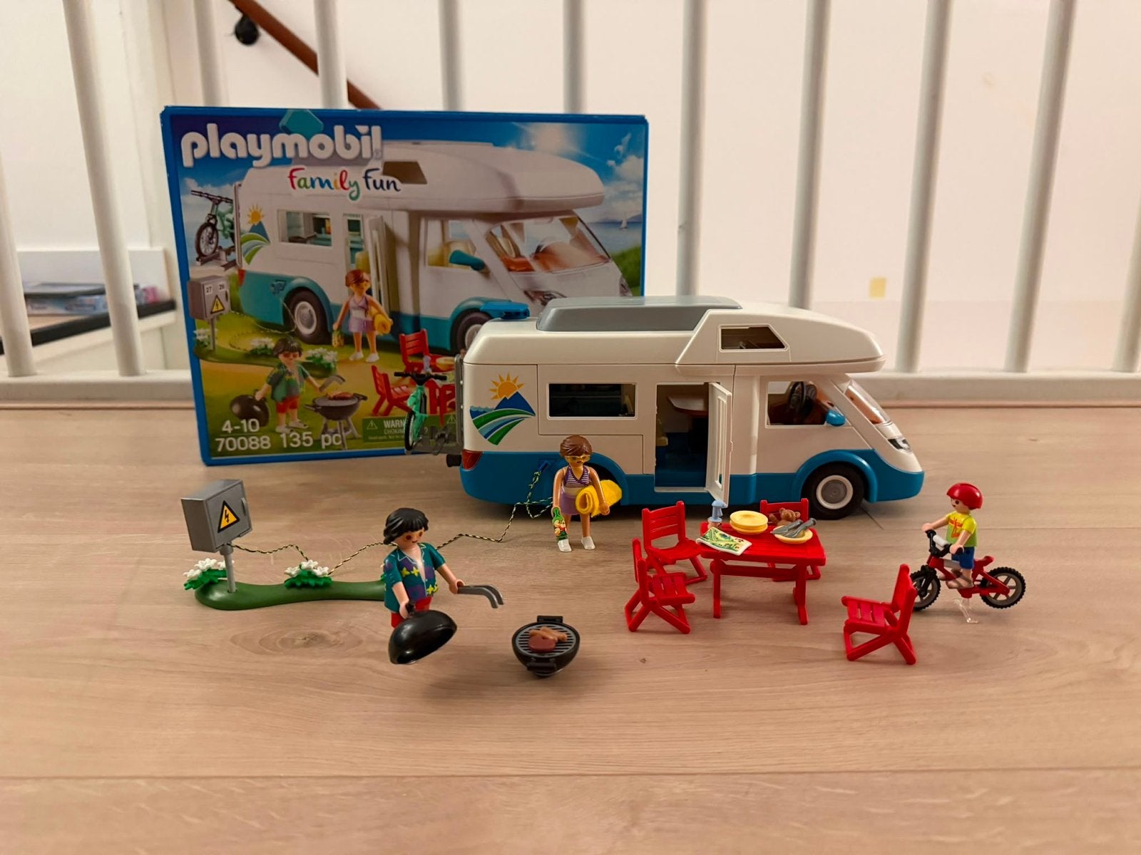 Playmobil Family Fun Camper 70088 - Zo goed als nieuw, Ophalen, Complete set, Voertuig, Family fun