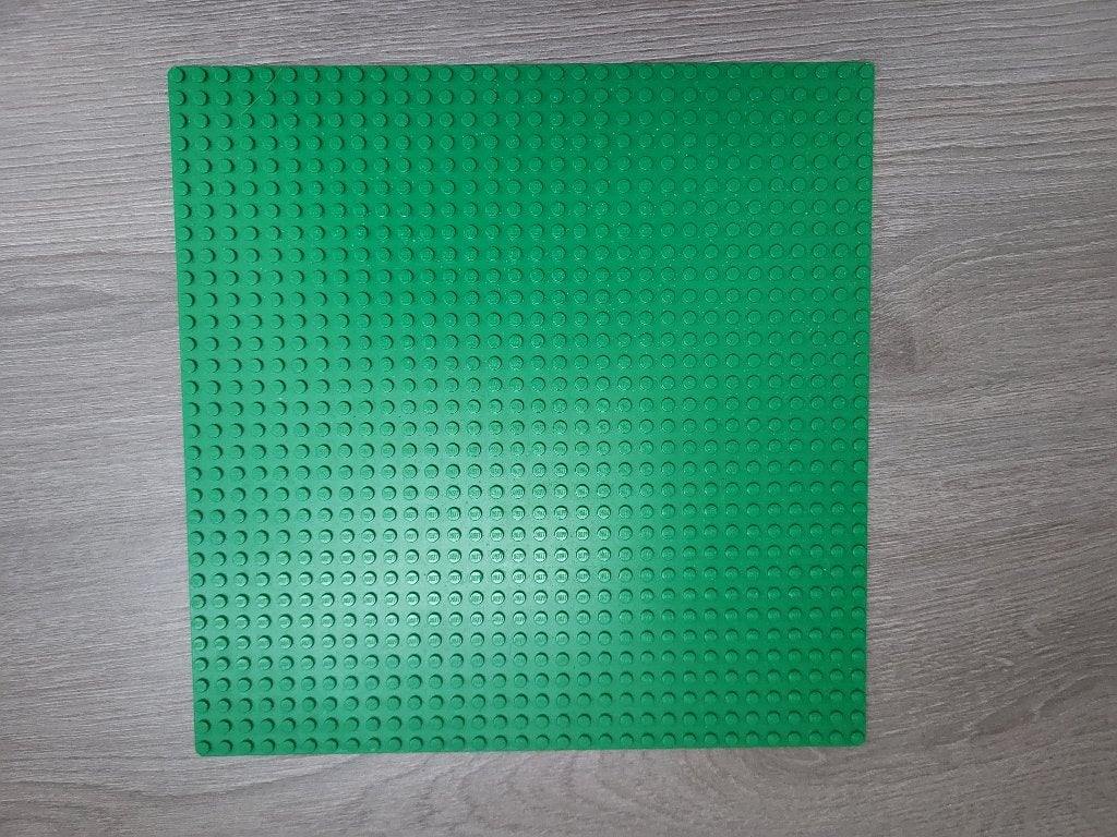 Gebruikte LEGO grondplaat 32x32 groen/blauw, Ophalen, Gebruikt, Overige thema's, Lego