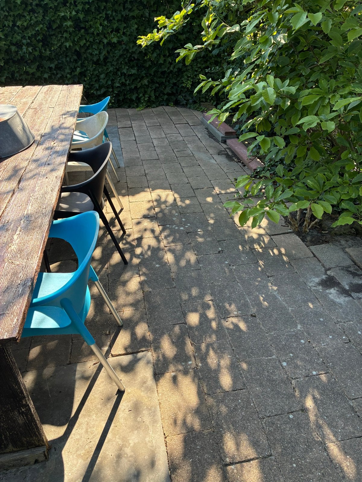 Diverse tuinstoelen, 8 stuks, kunststof en metaal, Tuin en Terras, Tuinstoelen, Ophalen, Gebruikt, Kunststof