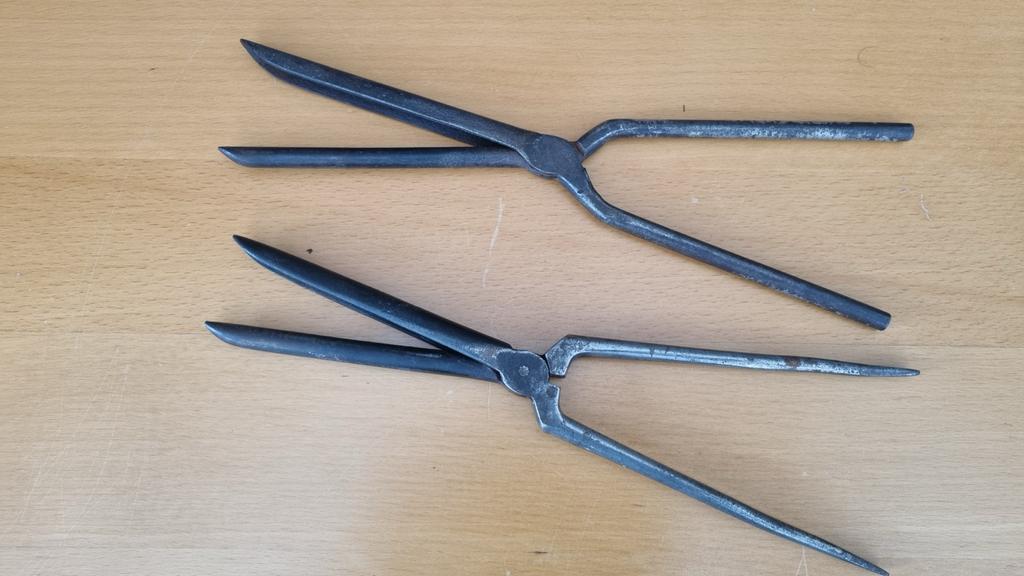 Vintage krultangen, set van 2, Ophalen of Verzenden