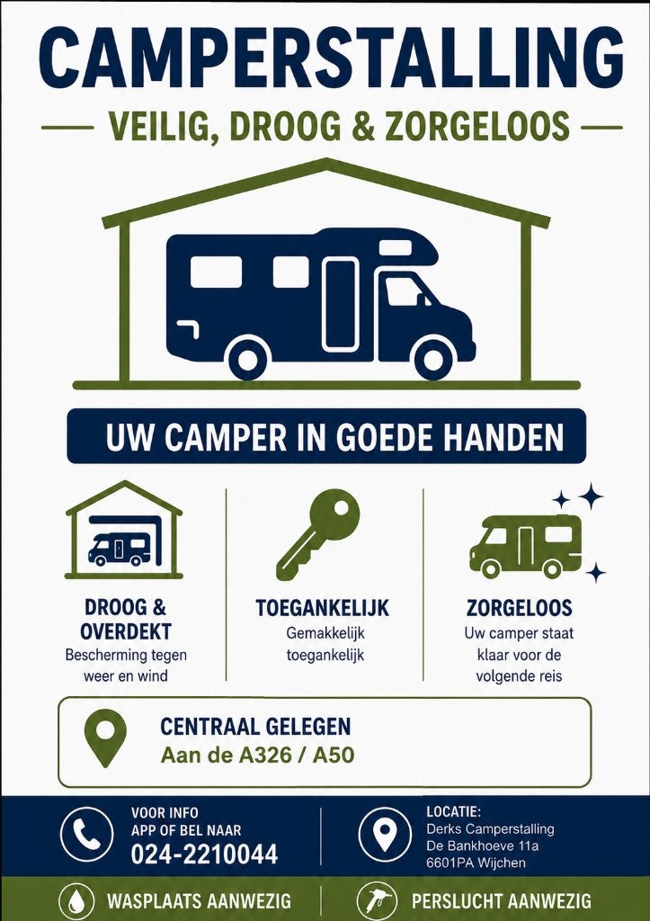 camperstalling, Caravans en Kamperen