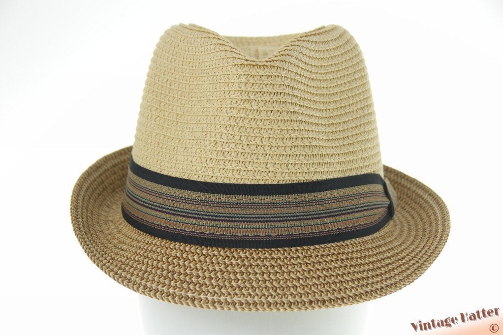 Zomer trilby beige bruin 2 soorten 55 t/m 61 nieuw stelbaar, Ophalen of Verzenden, Nieuw, One size fits all, Hoed