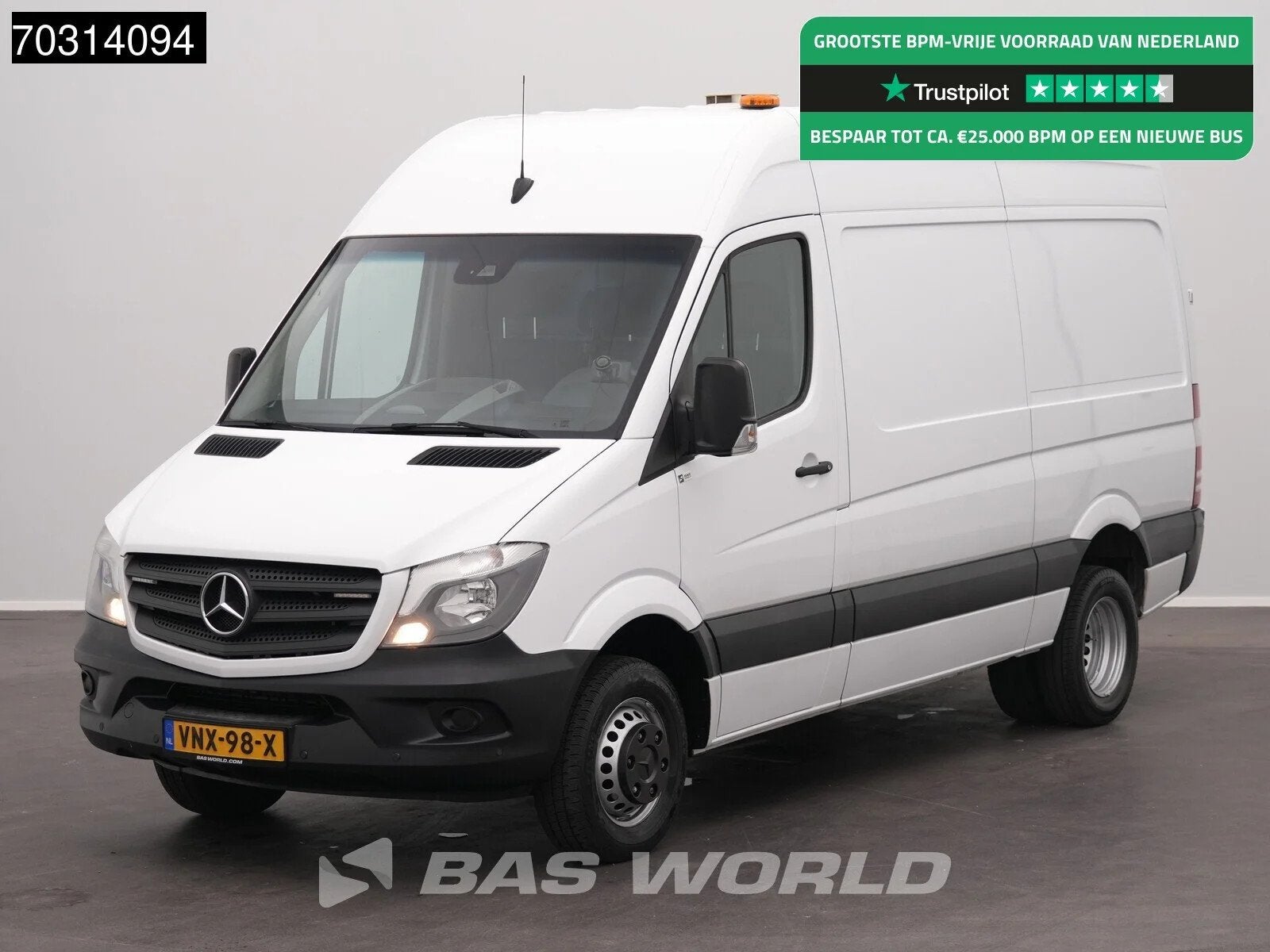 Mercedes Sprinter 416 CDI Dubbellucht L2H2 Trekhaak Navi Air, Auto's, Bestelauto's, Bedrijf, Te koop, Airconditioning, Centrale vergrendeling