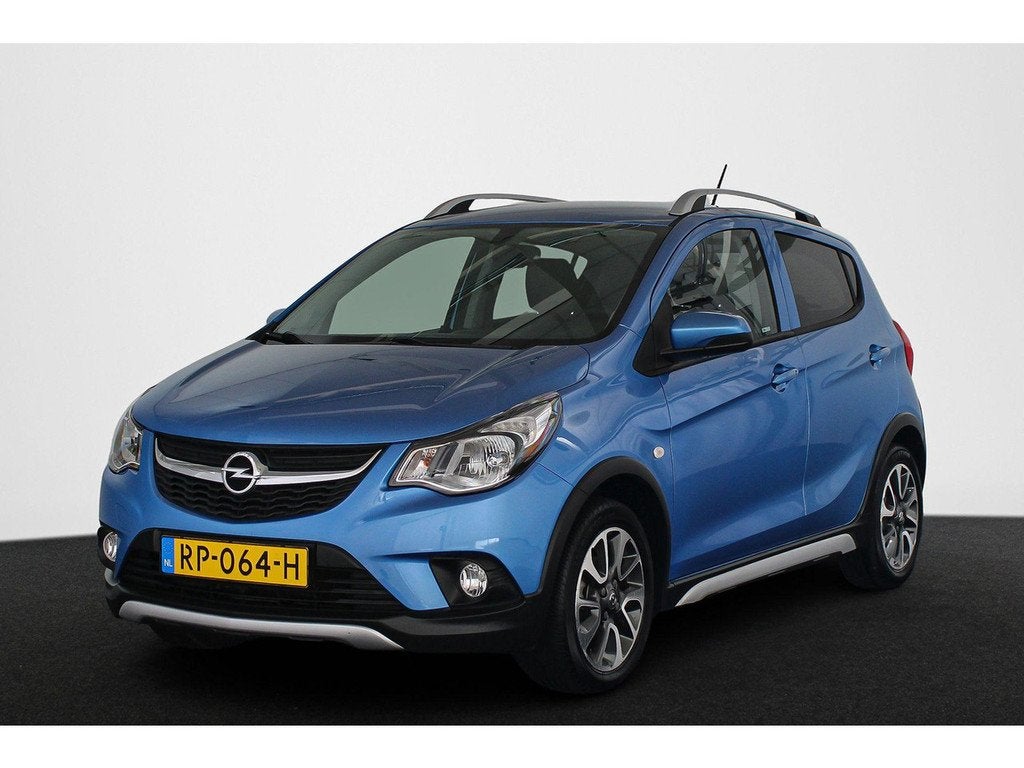 Opel KARL 1.0 Rocks Online Edition Automaat Apple CarPlay Na, Auto's, Opel, 839 kg, Gebruikt, Blauw, Origineel Nederlands