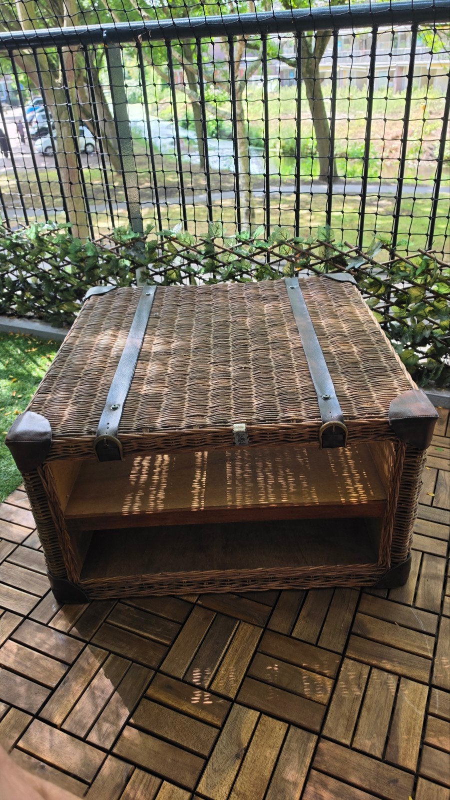 riviera maison rattan salontafel, Ophalen, 50 tot 100 cm, 50 tot 100 cm, Zo goed als nieuw
