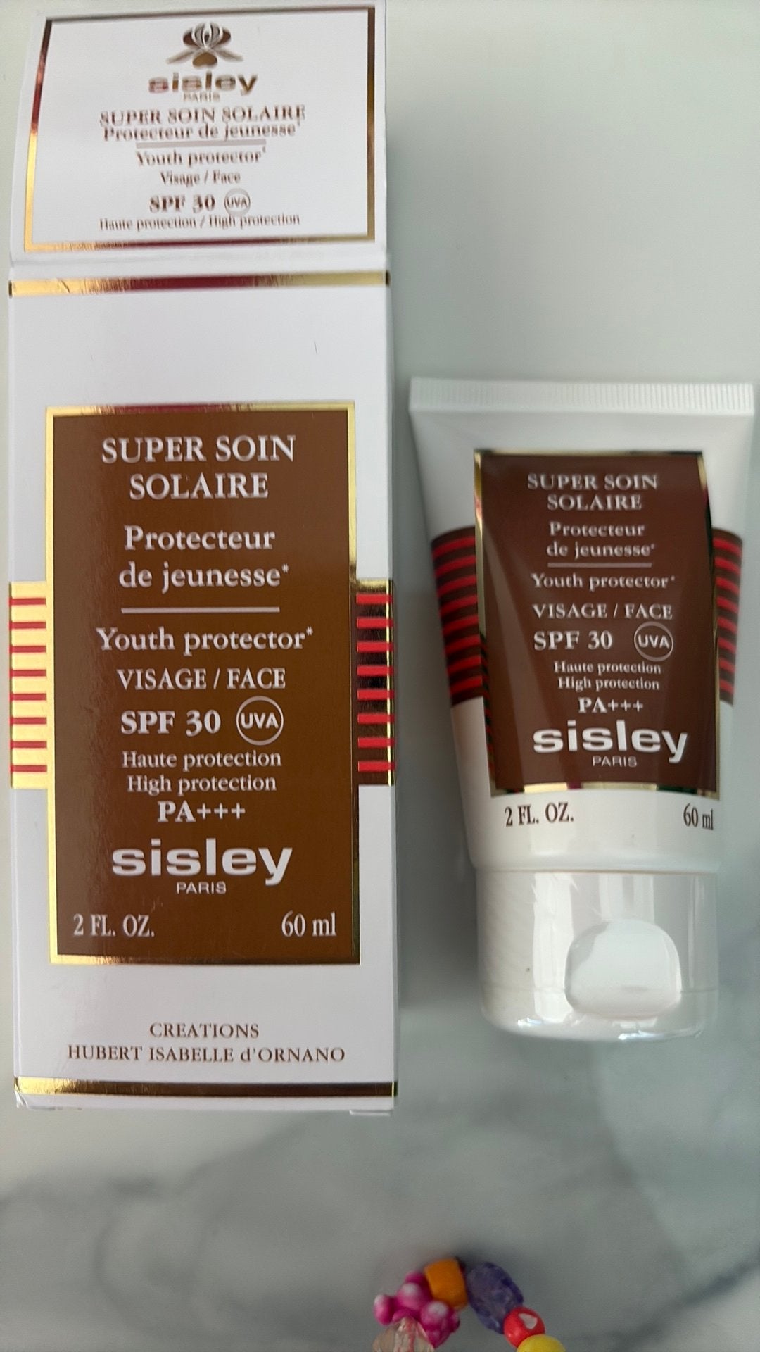 Sisley super soin solaire gezicht spf 30 nieuw, Ophalen of Verzenden, Nieuw, Gehele gezicht, Verzorging
